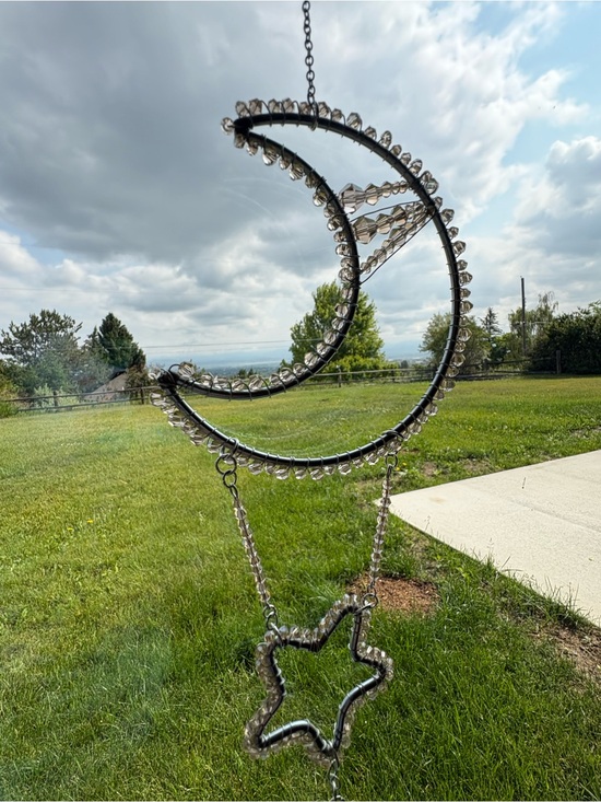Jewelry - Crescent Moon Champagne SunCatcher